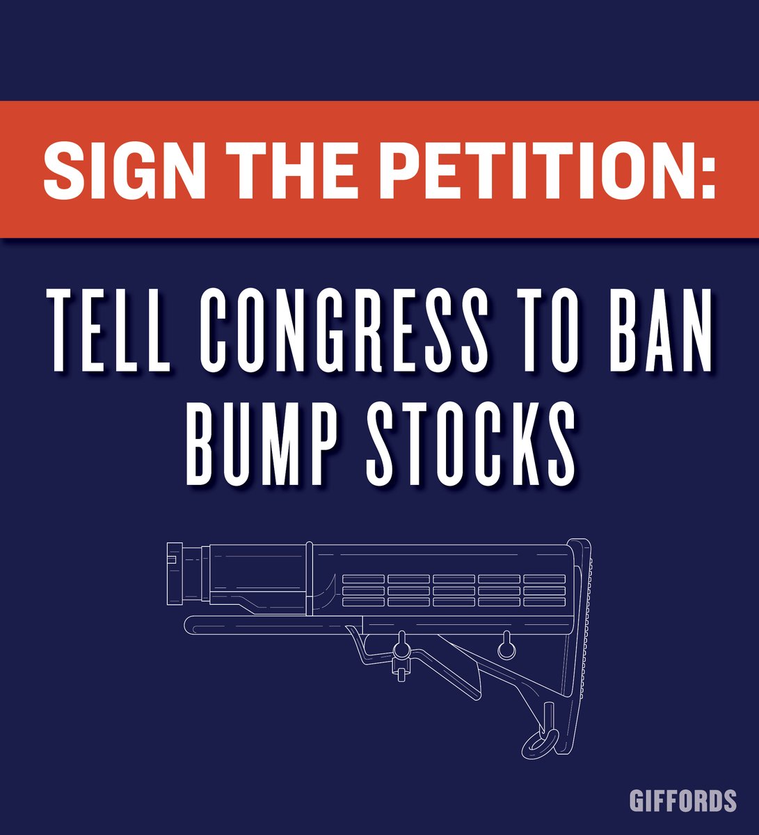 GIFFORDS_org's tweet image. TAKE ACTION 📣📣📣
The Supreme Court may have struck down the federal ban on bump stocks, but we can still undo their shameful decision.
Sign a petition to tell Congress to ban bump stocks: giffords.me/bumpstocks