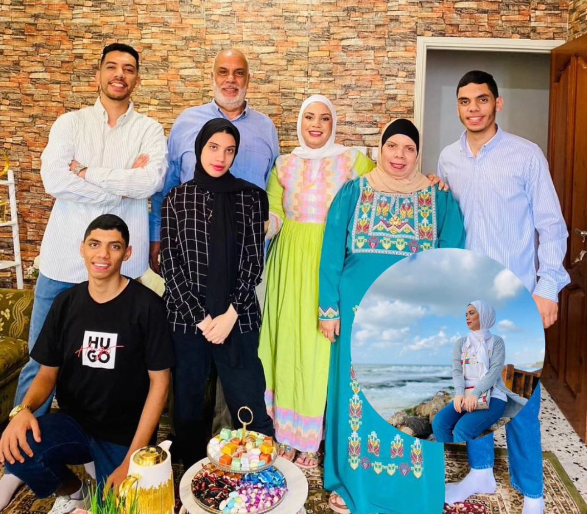 QudsNen's tweet photo. A Palestinian family posted a picture comparing last year's Eid to this year's, after losing most of their family members to Israeli occupation bombardments in Gaza. https://t.co/pHmepjKv5H