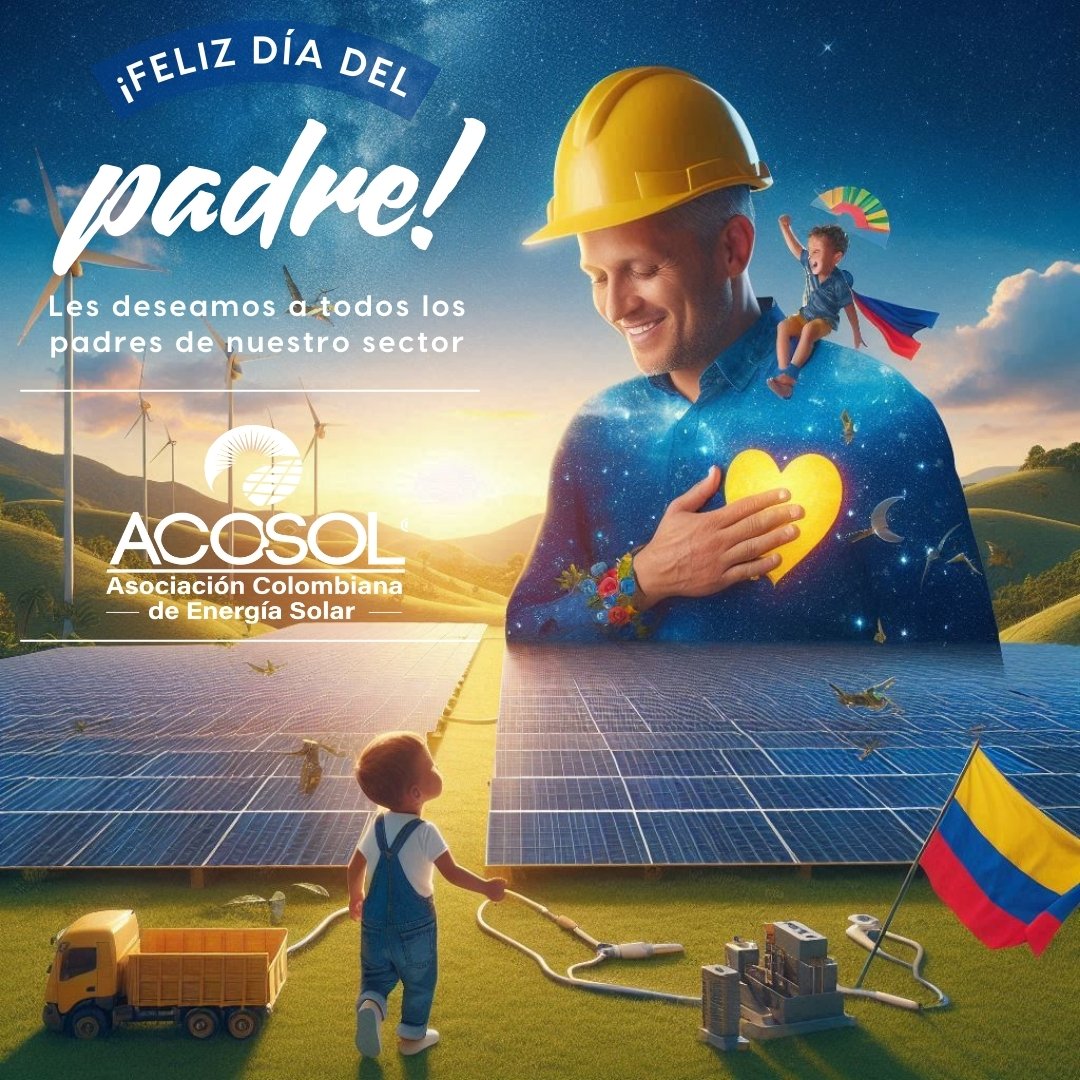 🎉¡Feliz Día del Padre!👨‍👧‍👦

Desde ACOSOL, extendemos nuestro más cálido saludo a todos los padres que con su energía y dedicación iluminan cada día nuestro sector.

¡Gracias por construir un futuro más brillante y sostenible para todos! 🌞💼
#DíaDelPadre #ACOSOL