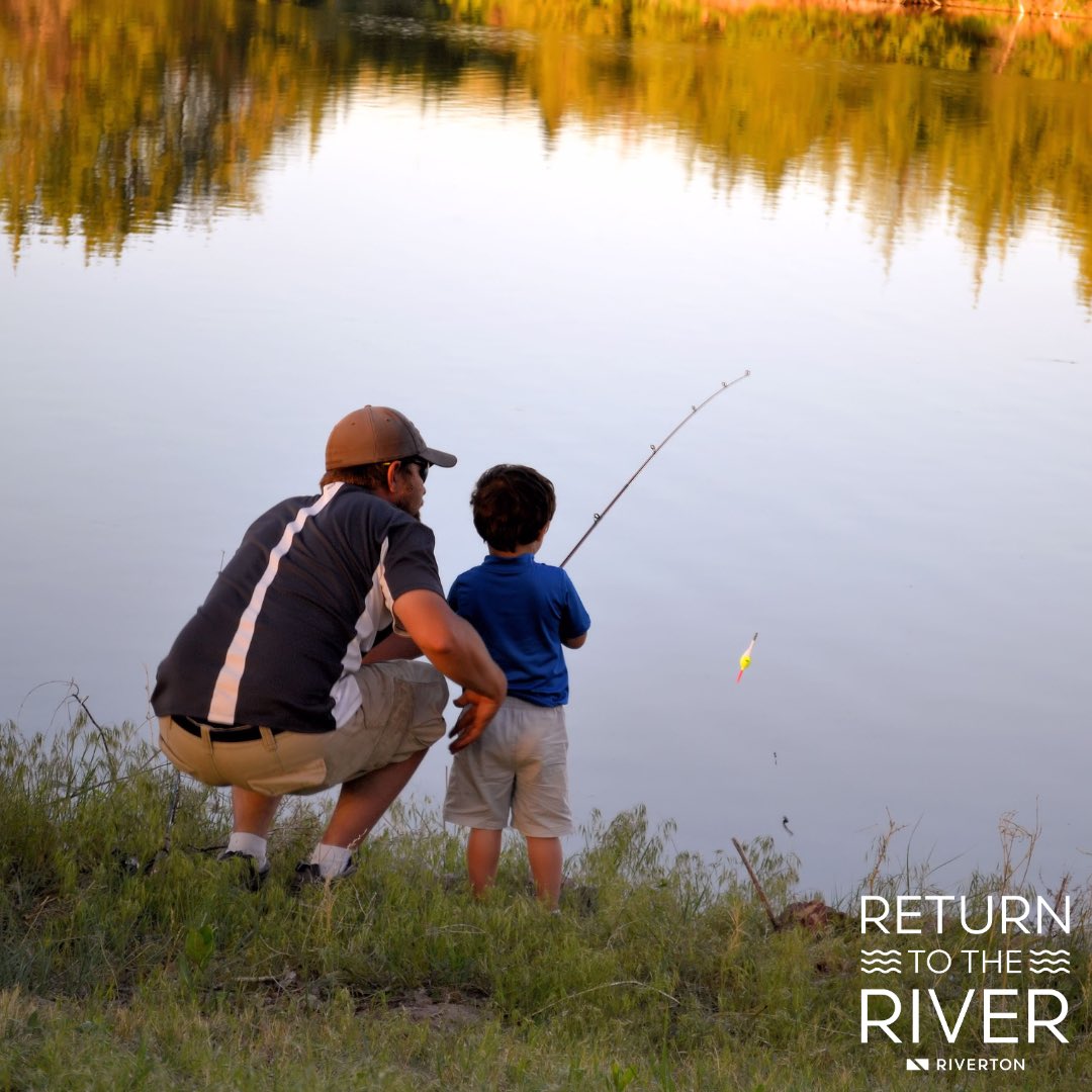 Hooked on spending Father's Day fishing with Dad on the Raritan River! 🎣💙 Happy Father's Day to all.