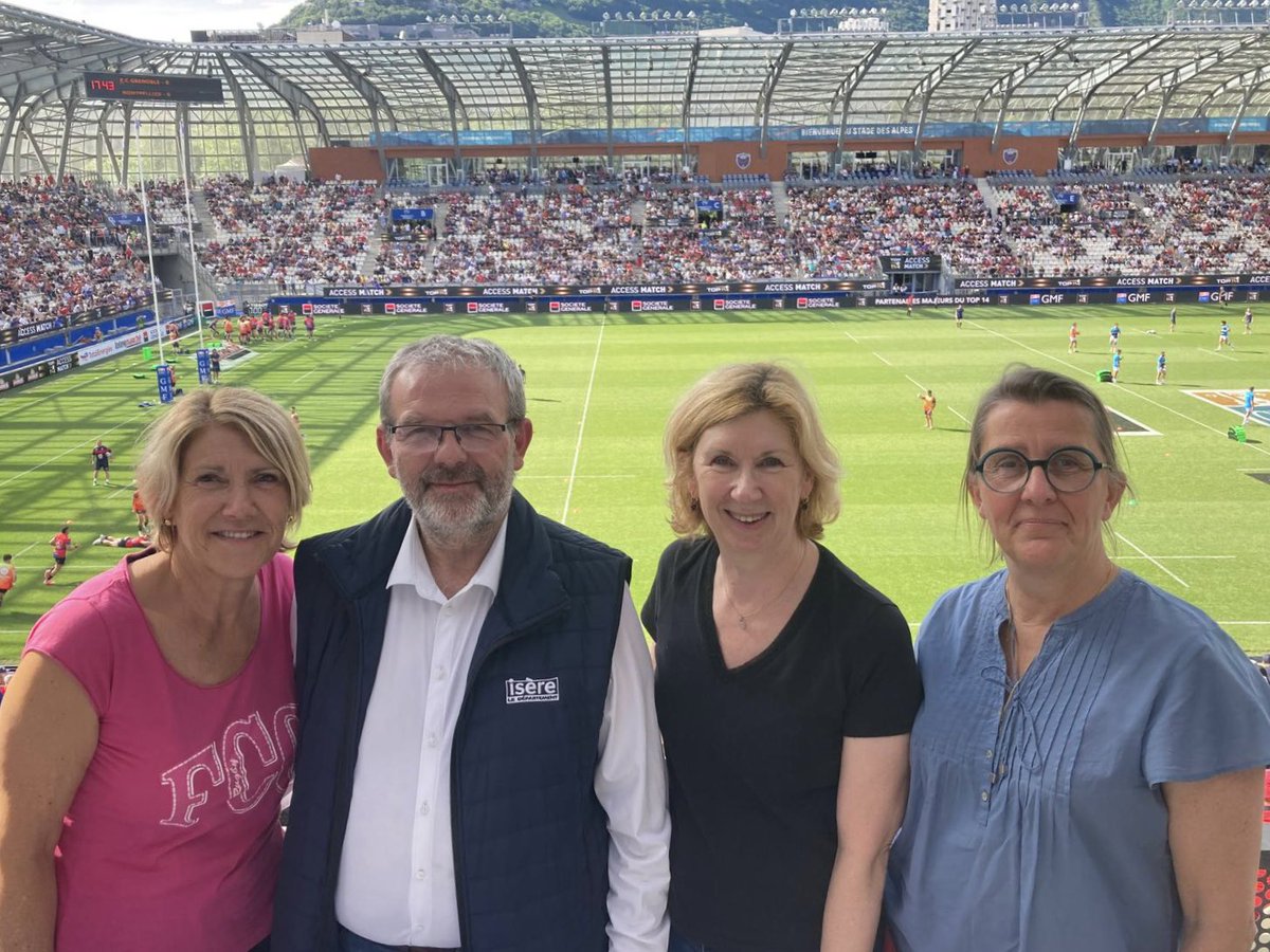 Force et fierté ! 

Au stade des Alpes, tous derrière le <a href="/FCGrugby/">FC Grenoble Rugby #AllezFCG</a> pour l’accession au Top 14 !

 #allezfcg