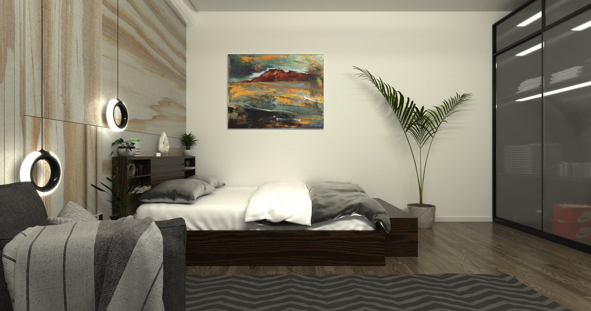 Nick__aadams's tweet photo. I've created this 3D model of a 3 bedroom apartment in Blender. https://t.co/2aB2vChqqm