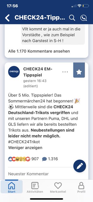 Da hab ich ja noch Gl&uuml;ck gehabt eines zu bekommen #check24 ,#EURo2024 #FussballEM2024 https://t.co/S<a href="/tag/euro2024"class="tags"><span>#euro2024</span></a><a href="/tag/check24"class="tags"><span>#check24</span></a><a href="/tag/fussballem2024"class="tags"><span>#fussballem2024</span></a>