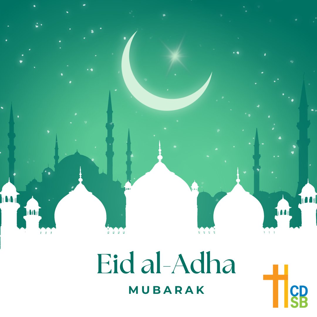 #EidMubarak! Wishing a happy Eid al-Adha to those in our #HCDSB community who are celebrating!