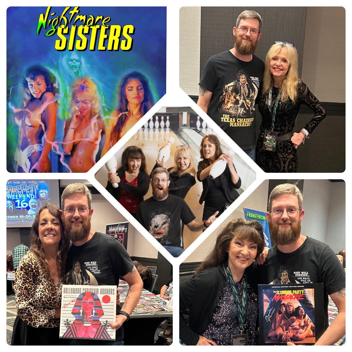 901comic's tweet image. One of the best days of my life! @LinneaQuigley Brinke Stevens and Michelle Bauer 😍😍😍