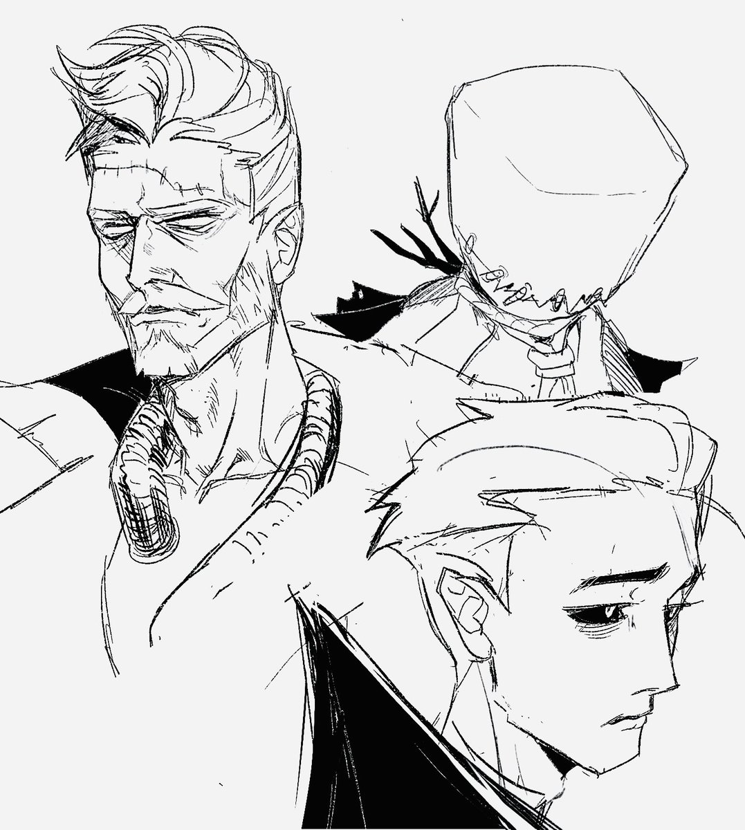 show_new_human's tweet photo. 鯖専だから描く機会ないなぁと https://t.co/GMaF5jDPzG