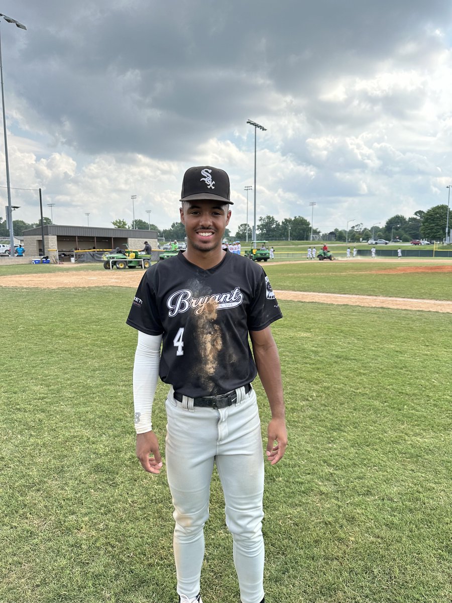 Five Tool Arkansas (@fivetoolar) on Twitter photo #ChadWolffClassic F: Bryant Black Sox 8, Oklahoma Express 5
PoG: <a href="/BradynCoger/">bradyn coger</a> 2-4, 2 2B, RBI, R
Hitter: Aiden Stout 1-2, 2B, 3 RBI, 2 R #ChadWolffClassic F: Bryant Black Sox 8, Oklahoma Express 5
PoG: <a href="/BradynCoger/">bradyn coger</a> 2-4, 2 2B, RBI, R
Hitter: Aiden Stout 1-2, 2B, 3 RBI, 2 R