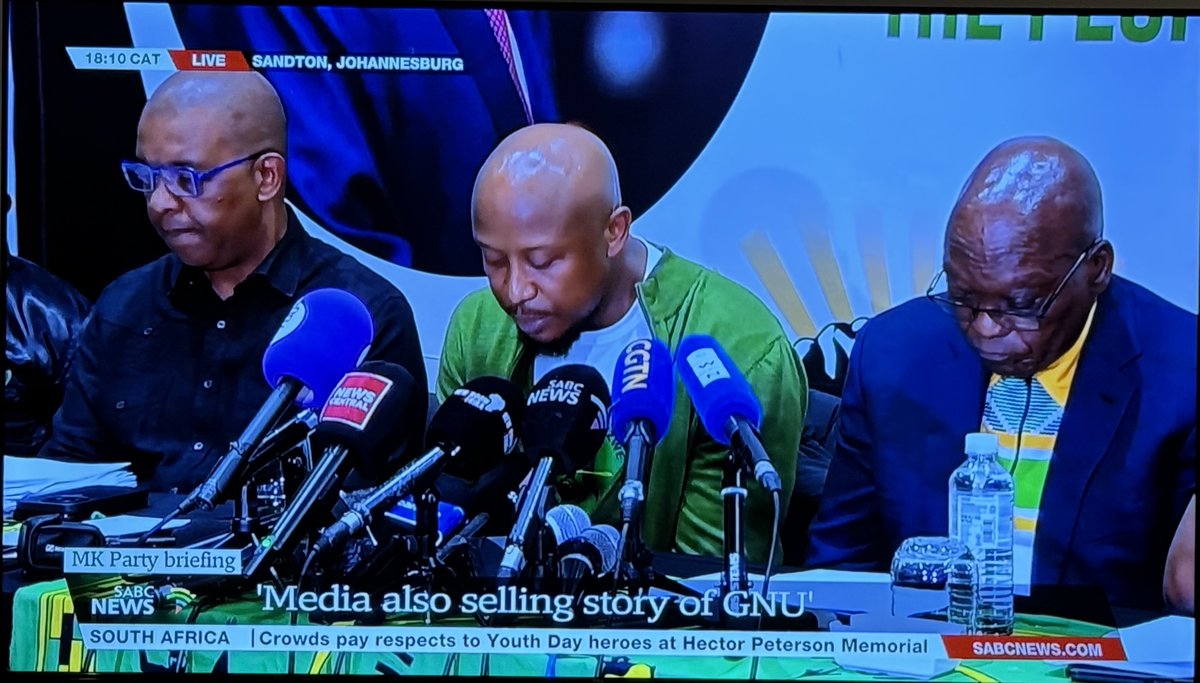 Zuma reminds me of a gladiator who fights for something, but when he wins the fight, he doesn’t know what to do with his victory!