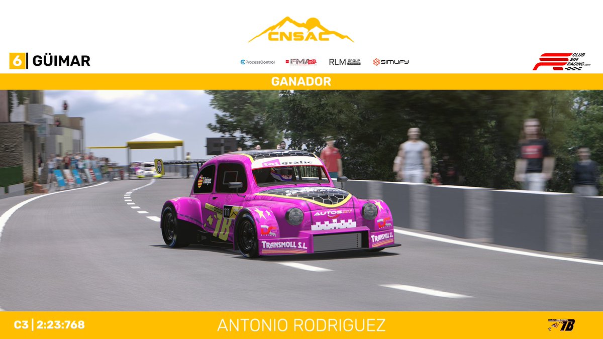 club_simracing's tweet photo. 🏆 GANADORES
CNSAC '24 | 6 | II Subida al Mirador de Güimar
#simracing #motorsport #españa #hillclimb #tenerife #guimar
1/3 https://t.co/dkynKf6vza