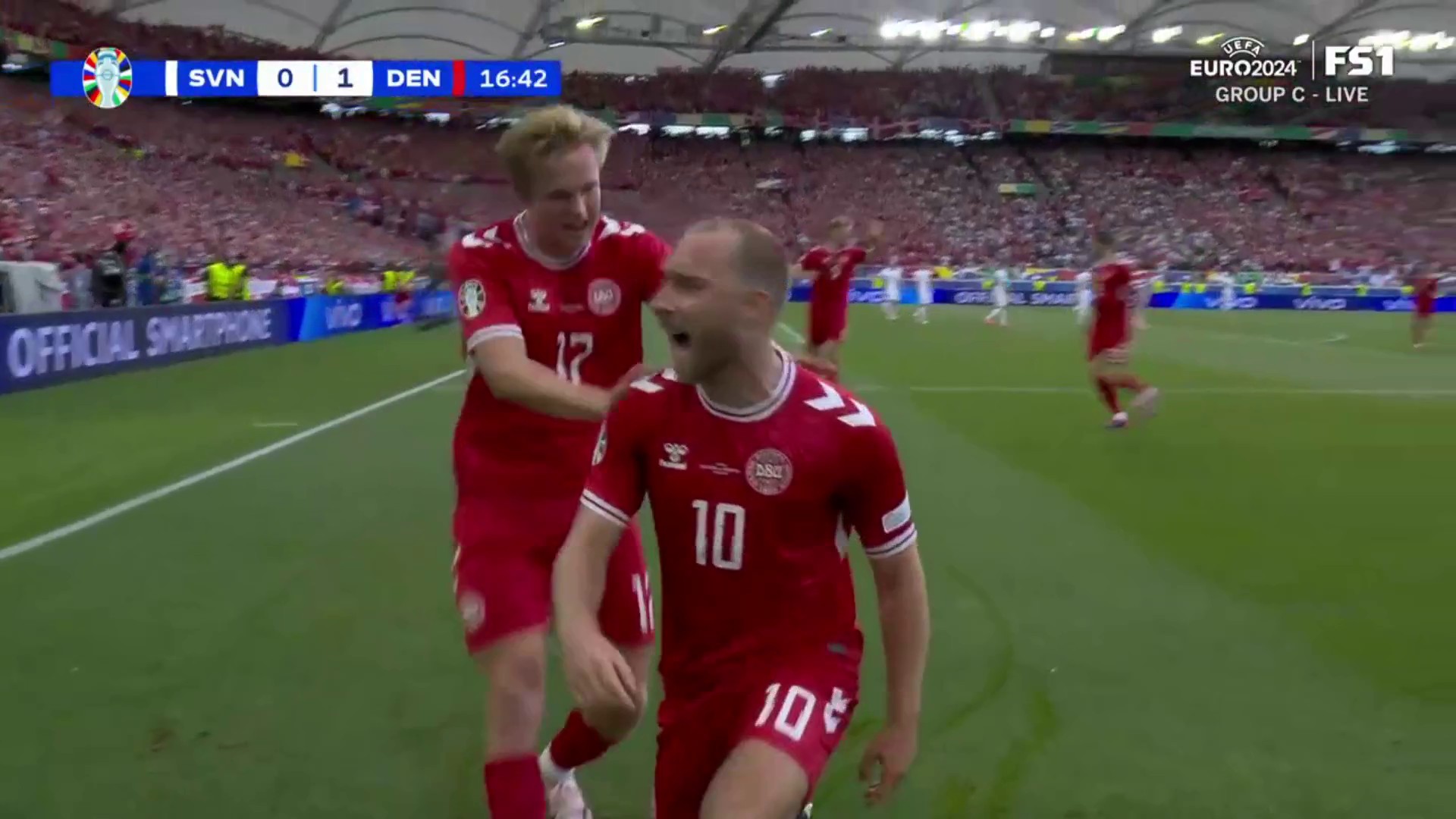 WHAT A MOMENT, UNBELIEVABLE! ❤️Who else than Christian Eriksen!? 🇩🇰