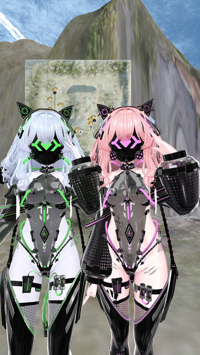 doradora4226Vr's tweet image. おはツイのかわりに土曜の集会の時の写真あげる～～
髪型まで同じのマヌカちゃんがいたのうれしかった！！
#YaokiSubDesign 
#EvilFallSet