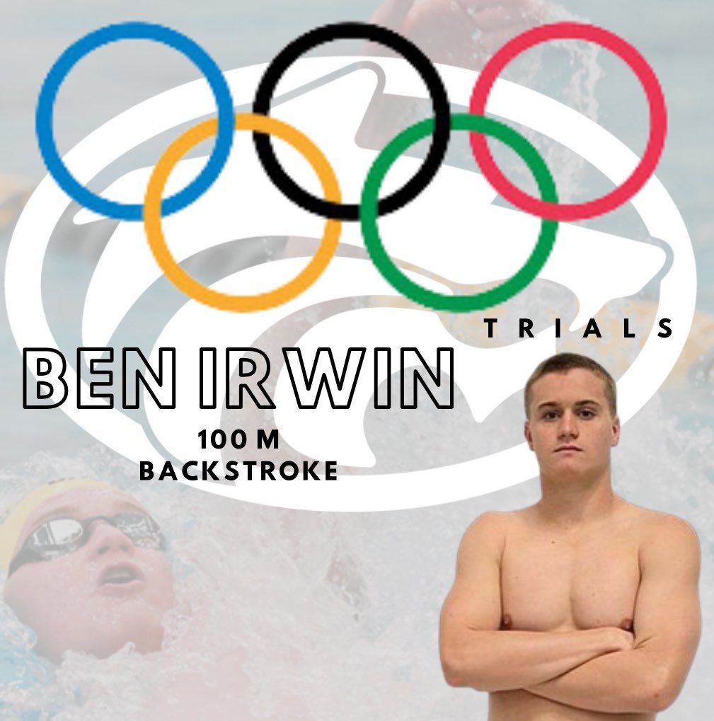 Alumni update! Ben Irwin (class of 23) competes at the Olympic Trials in the 100m backstroke today (6/16). Prelims are on Peacock and he is scheduled to swim around 1:00pm
#family <a href="/bufordathletics/">Buford Athletics</a>