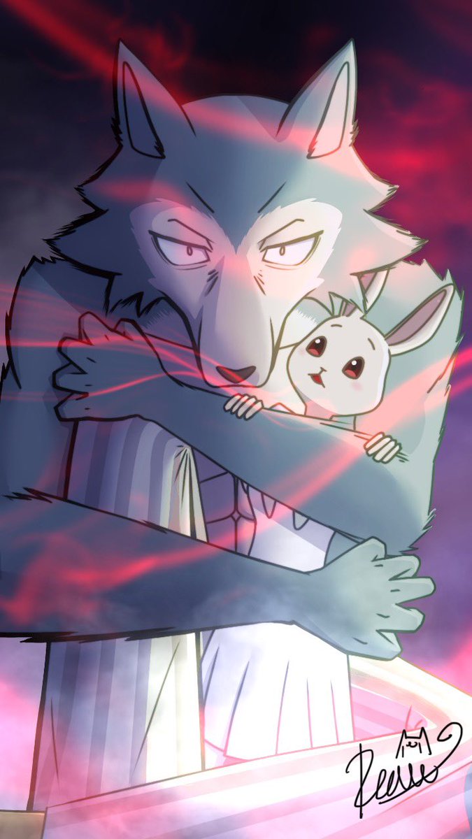 skajohnwit's tweet photo. Beastars fan art : Legoshi &amp; Haru https://t.co/RFUW5qsicI