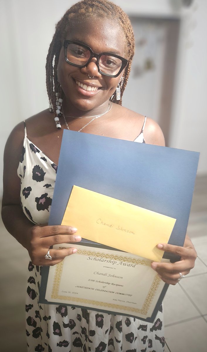 I was one of the  recipient of the Juneteenth scholarship.