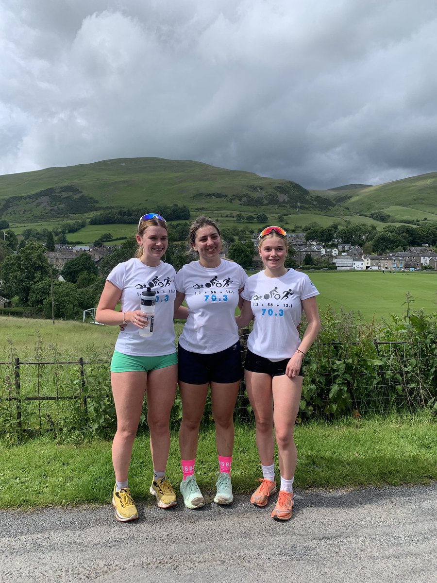 LouiseB73's tweet photo. Nice way for running captain @isabelle_barley to sign out completing a charity half Ironman with her friend and her sister. 5 years @sedberghsport @SedberghRunning @SedberghGirls thank you for the memories 🙏🏻 https://t.co/MRZxxiWpO3