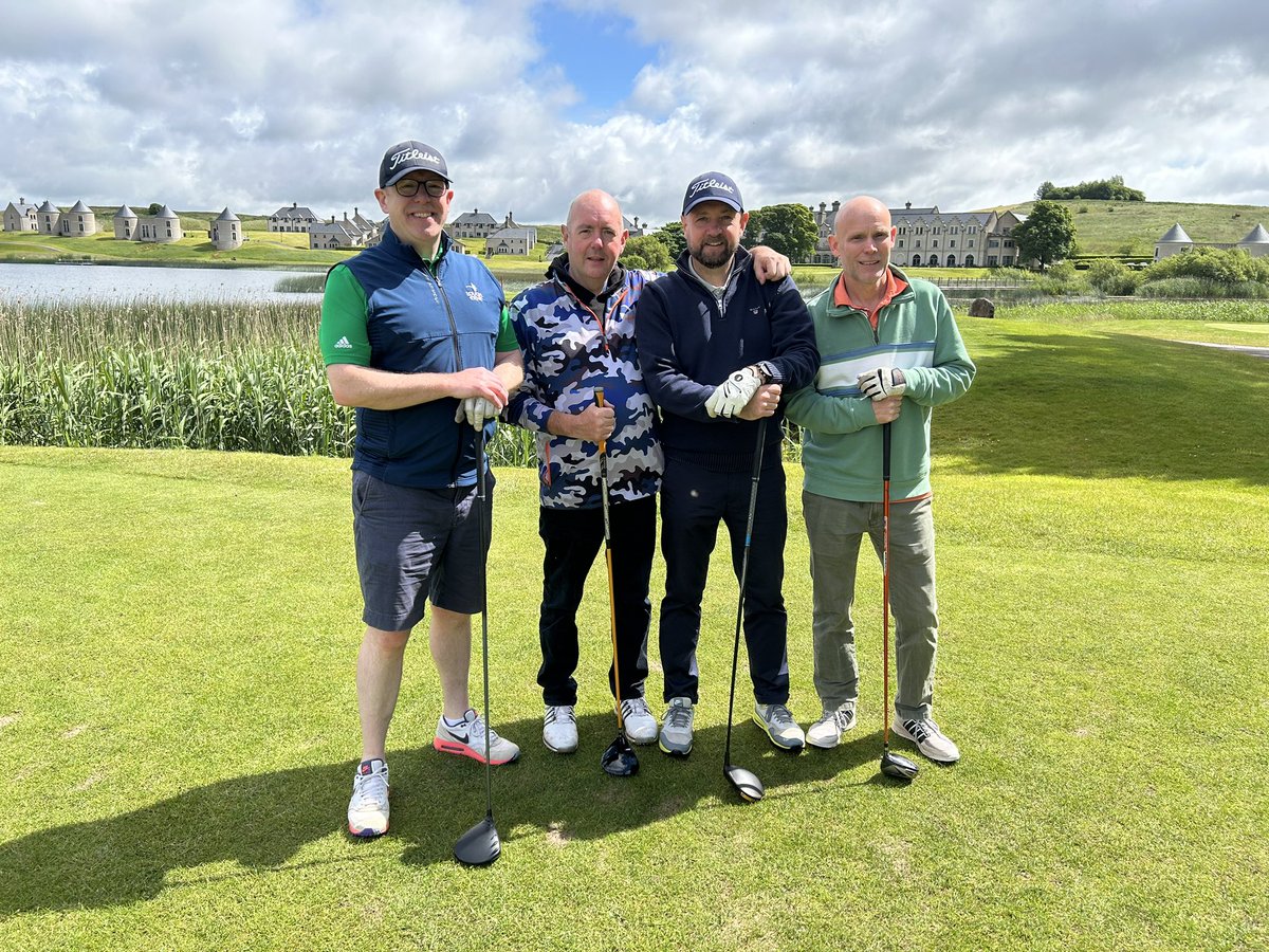roddyoflaherty's tweet photo. Fantastic day with great friends @LoughErneGolf @LoughErneResort Another brilliant outing from @UlsterPressGolf Massive thanks to our sponsor @ContacClaims Course was in amazing condition and spat out all four of us 👍👍👍 #fathersday #golf #media #tough #GoLow https://t.co/jpk1BwB3wu