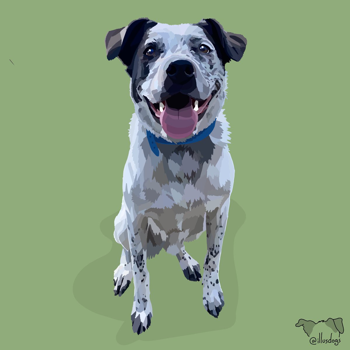 Illustrated Dogs tweet media