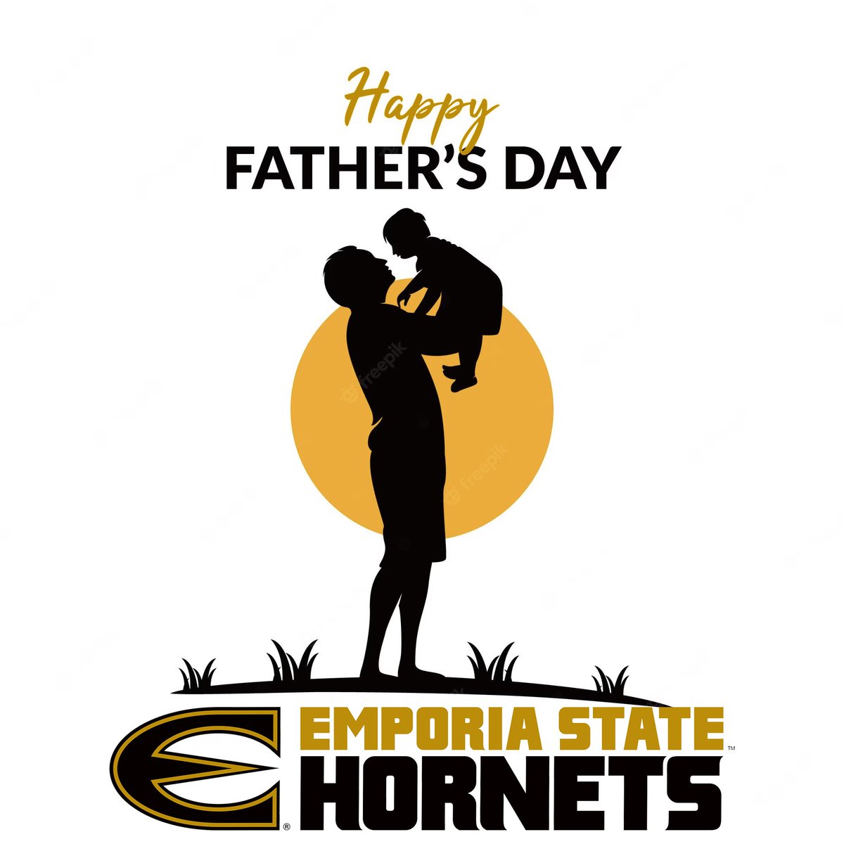 To all of the Hornet Dads - Happy #FathersDay from Emporia State Athletics. #StingersUp