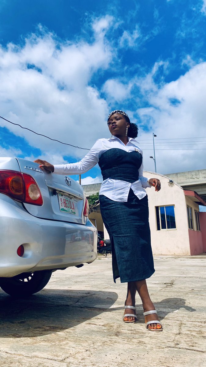 MopelolaLove1's tweet photo. When in Doubt,
                     Wear Denim���.

I made this Jean dress for church under 1 hour yesterday, kindly patronize my fashion business @Lstyleum1 😉😉🙏 https://t.co/AtmtFUUrSh