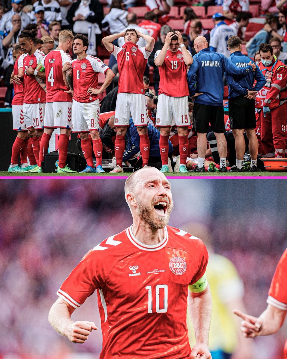 Incredible story… 1,100 days after he suffered a cardiac arrest on the pitch at Euro 2020, and it was assumed he would never play top-flight football again, Christian Eriksen scores for Denmark at Euro 2024… brilliant. 👏👏👏