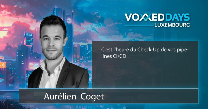 Aurelien Coget (<a href="/acoget/">aurelien coget</a>) viendra nous parler de contrôle qualité de vos pipelines CI/CD à Voxxed Days Luxembourg 2024 les 20 et 21 juin prochains.

mobile.devoxx.com/events/voxxedl… 

#voxxed_lu #speakers