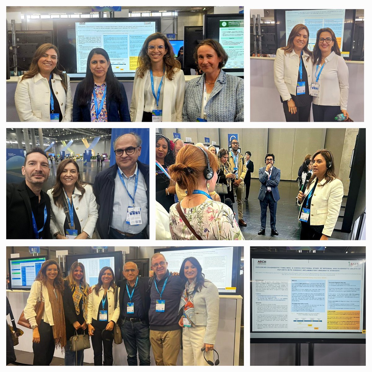 Nelly ZIADE 🍀 (@nellziade) on Twitter photo At the poster tour #EULAR2024
🔴 Proud to present our projects from <a href="/CoVADStudy/">The CoVAD Study</a> and #ARCH_ArLAR
🔴 Grateful for all who supported our work and presentations
🔴 Excited about future connections and collaborations
<a href="/ArLARheumatolog/">The Arab League of Associations For Rheumatology</a>
#teamwork #international At the poster tour #EULAR2024
🔴 Proud to present our projects from <a href="/CoVADStudy/">The CoVAD Study</a> and #ARCH_ArLAR
🔴 Grateful for all who supported our work and presentations
🔴 Excited about future connections and collaborations
<a href="/ArLARheumatolog/">The Arab League of Associations For Rheumatology</a>
#teamwork #international