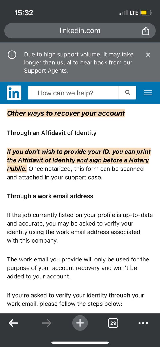 lz___'s tweet photo. @LinkedInHelp I also have my company email and personal email associated but it won’t give me either option to restore with the third way you didn’t mention https://t.co/3yKzKc3Mez