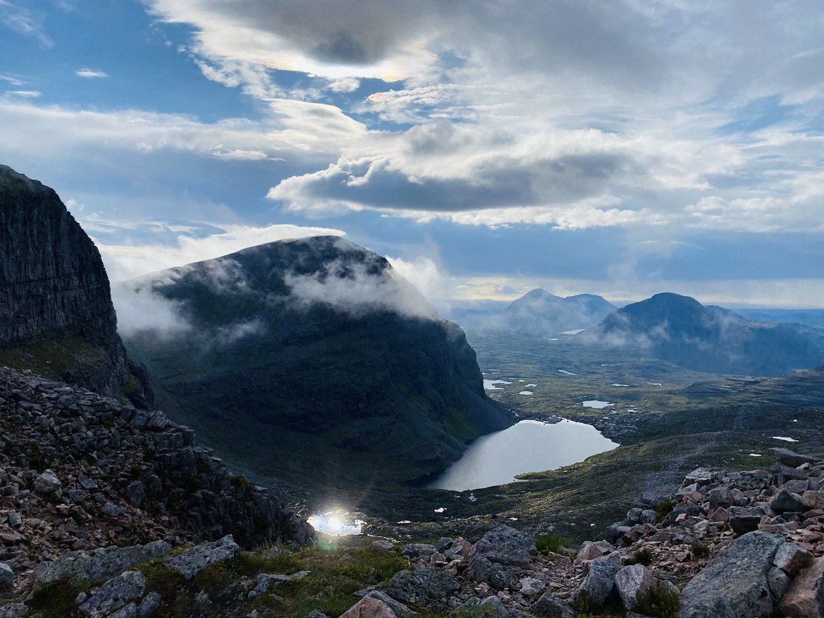 View from the top of the stone shoot yesterday - nice place to be (except when it rained)