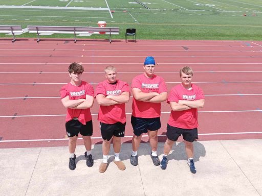 After a great camp today and a talk from <a href="/DevinRussell73/">Devin Russell</a> I am blessed to receive an offer from <a href="/DU_Football/">Davenport Football</a>
