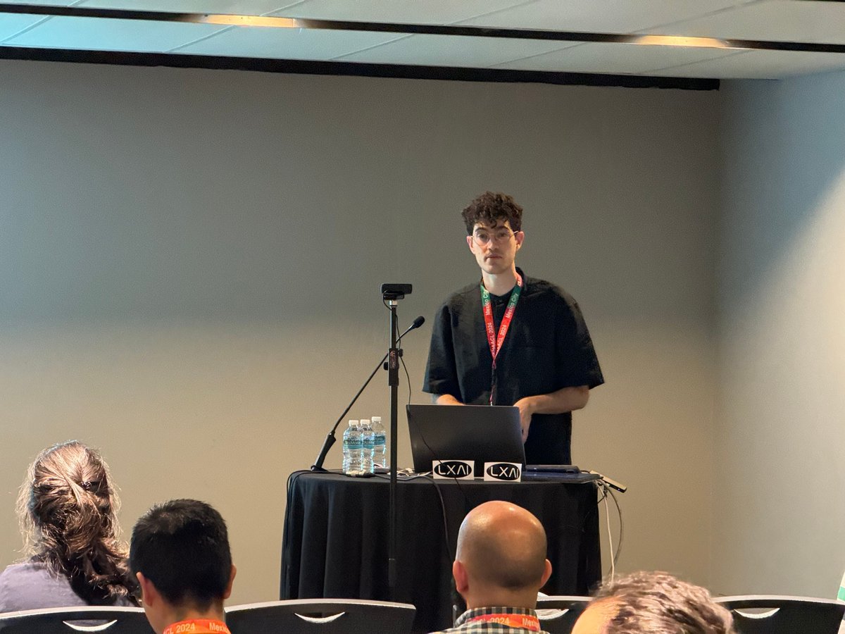 lxnlp's tweet image. 🎤 We’re thrilled with the amazing oral presentations @lxnlp Workshop at #NAACL2024! Thanks to all our speakers (María Belen, Abi, Arturo, Luiz ) for empowering NLP research throughout Latin America. Your contributions are invaluable! 🌟 #LatinxInAI #AI #NAACL2024