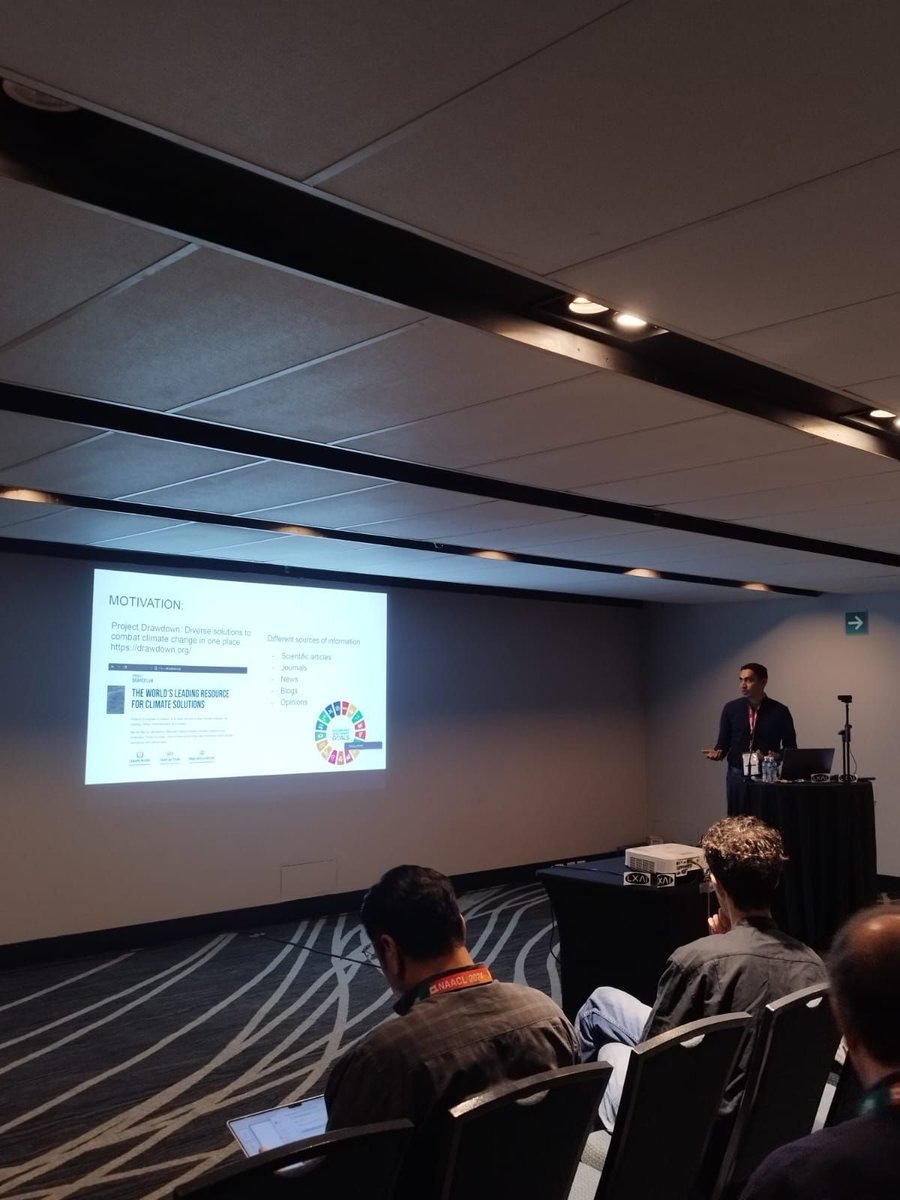 lxnlp's tweet image. 🎤 We’re thrilled with the amazing oral presentations @lxnlp Workshop at #NAACL2024! Thanks to all our speakers (María Belen, Abi, Arturo, Luiz ) for empowering NLP research throughout Latin America. Your contributions are invaluable! 🌟 #LatinxInAI #AI #NAACL2024
