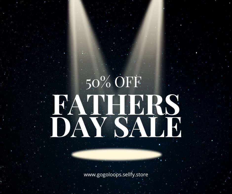GoGoLoops's tweet image. Showing Appreciation for The Fathers at Gogoloops.net 50%Off #HappyFathersDay #samplesale