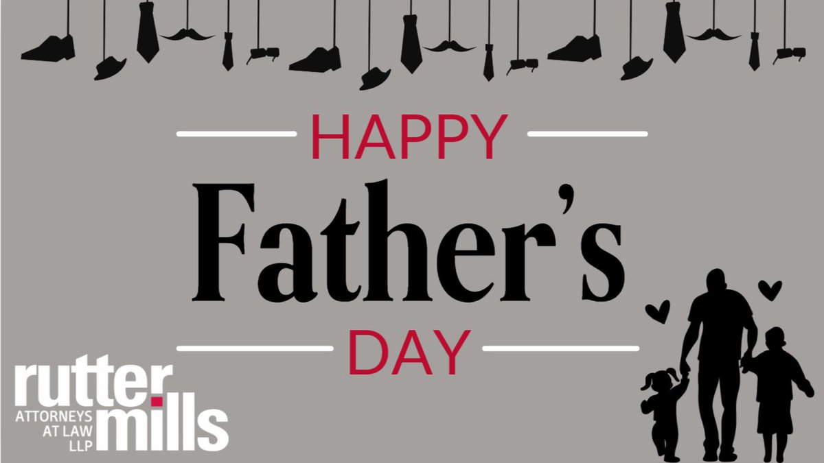 RutterMillsLLP's tweet photo. Happy Father's Day to all of our Rutter Mills dads! Today we celebrate your endless dedication and hard work. Thank you, dads, for everything you do.
#RutterMills #FathersDay #YourFatherMatters #YourLawyerMatters #Lawfirm #HamptonRoads #advocate https://t.co/KWotIuc4H4