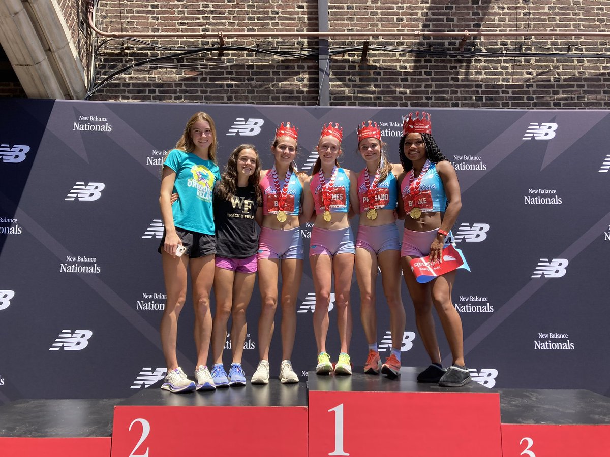 cuttytrack's tweet photo. 6 amazing young women. 4 national records!!! So proud of every single one of them for all of their accomplishments! It’s a hell of a day to be a CAVALIER!!!! https://t.co/5d7odmeMHf