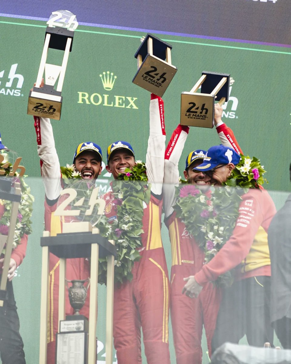 The Pit Stop (@thepitstopmag) on Twitter photo Congratulations to <a href="/FerrariHypercar/">Ferrari Hypercar</a> for winning a magnificent 2024 Le Mans 24 Hours! 🏆🏁🍾
📸: <a href="/_phdphoto/">phdphoto.co.uk</a>
#lemans24 #ferrari #WEC Congratulations to <a href="/FerrariHypercar/">Ferrari Hypercar</a> for winning a magnificent 2024 Le Mans 24 Hours! 🏆🏁🍾
📸: <a href="/_phdphoto/">phdphoto.co.uk</a>
#lemans24 #ferrari #WEC