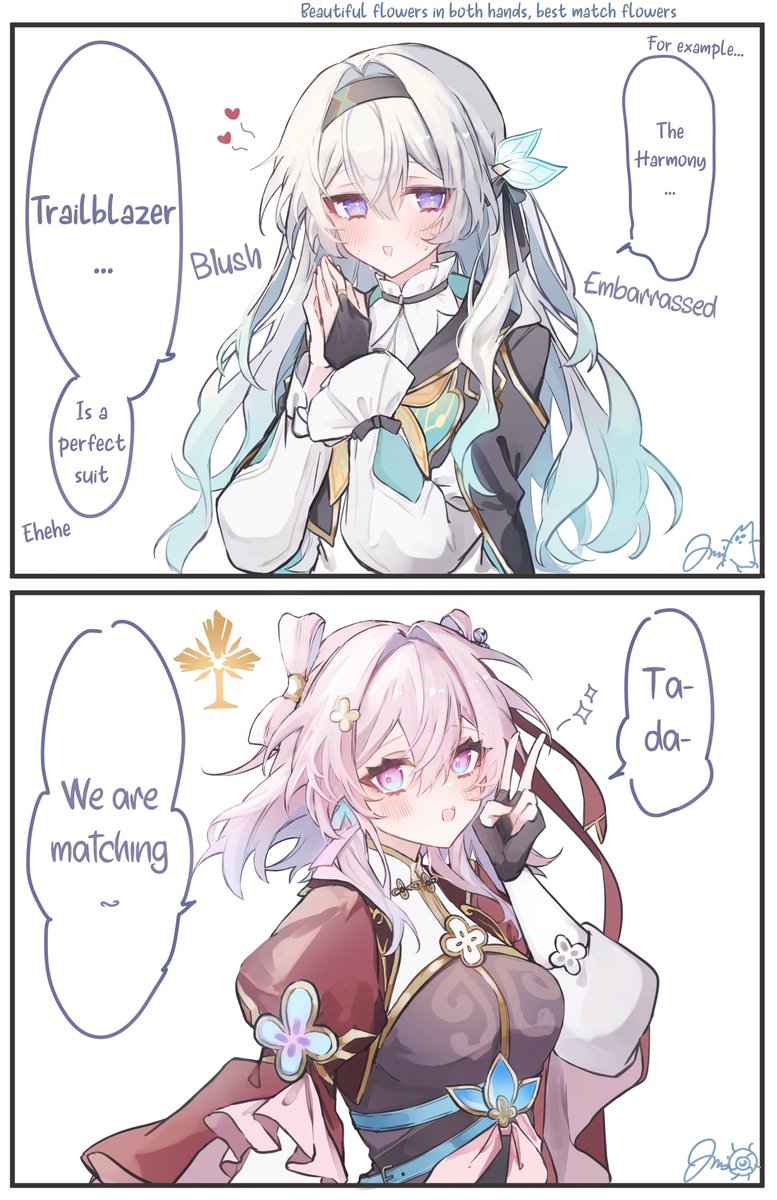 ❤user_2ea011f7❤ Firefly and March are too cute💖 Translation/英訳 by