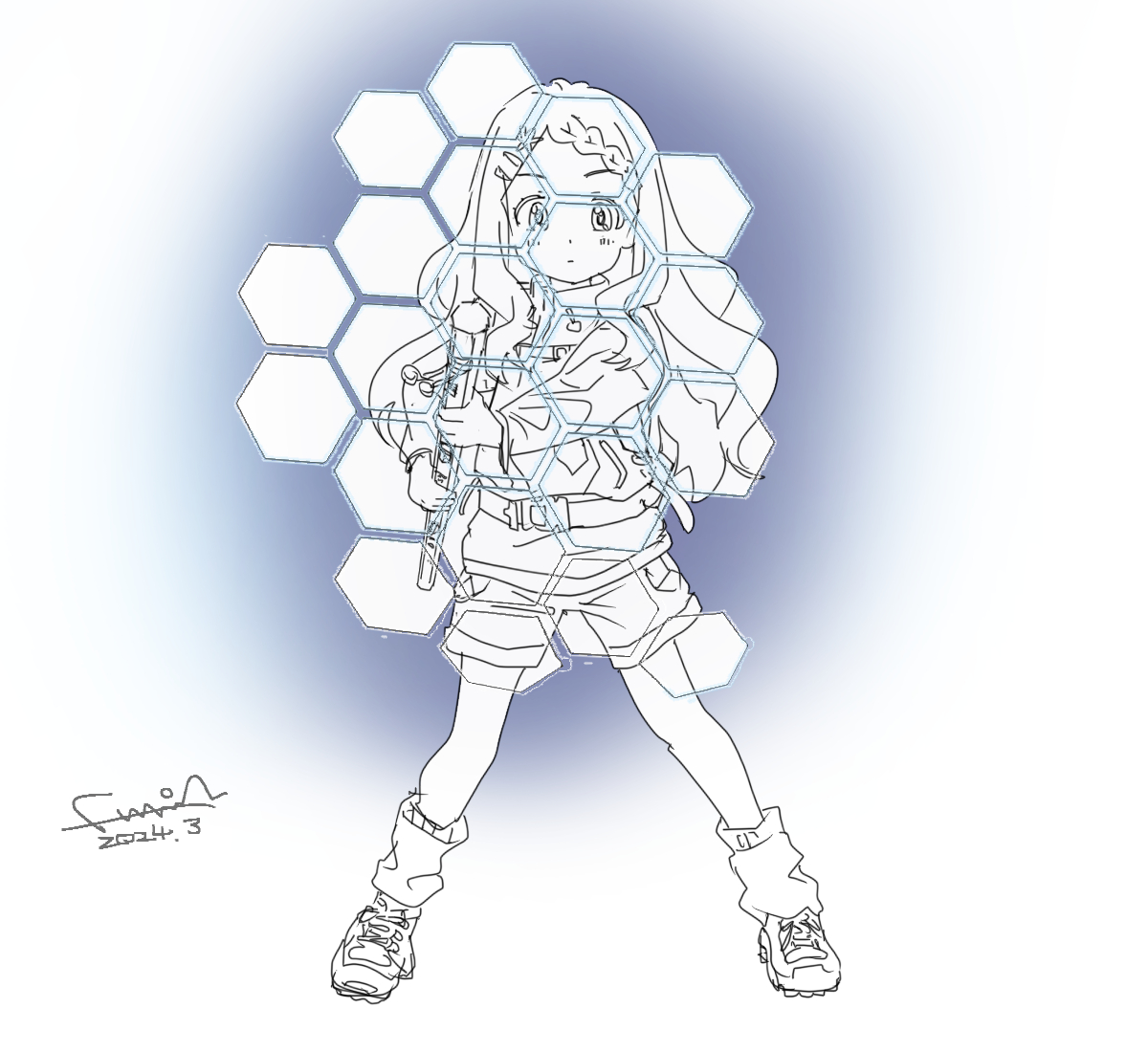 絵柄の変化 2017 → 2024 