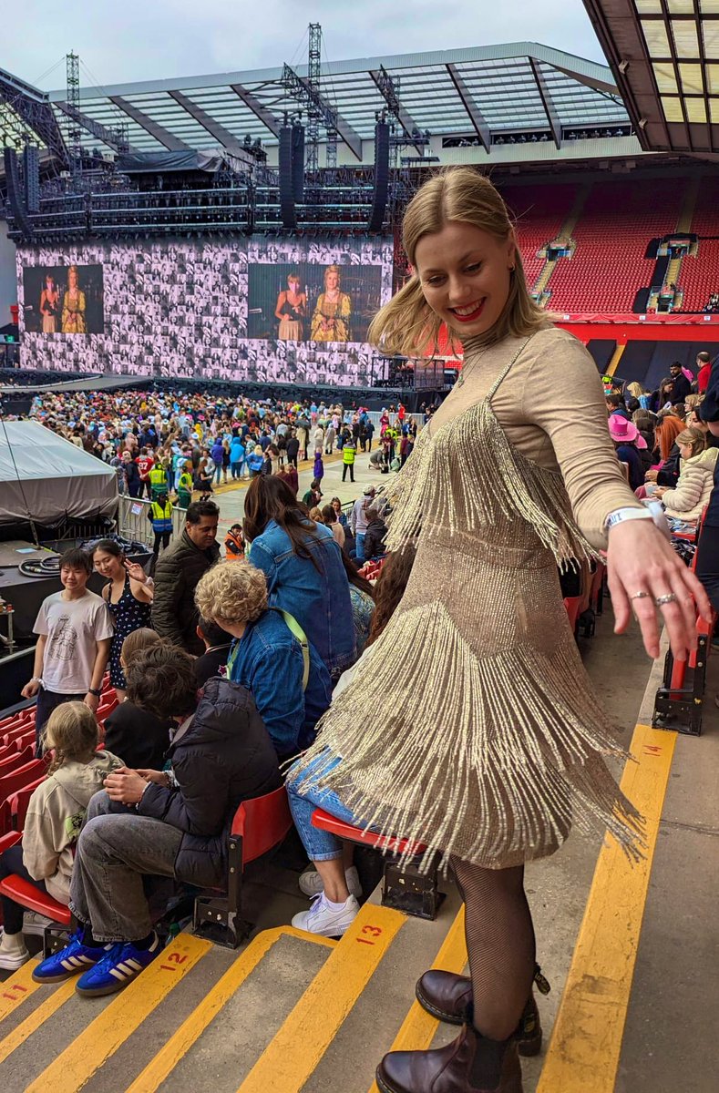 miss_lievesley's tweet photo. NUSA’s in its Swiftie Era! Can’t wait to talk about how incredible @taylorswift13 was with everyone at #AmazingNUSA #LiverpoolTSTheErasTour https://t.co/eryi3XEeKV