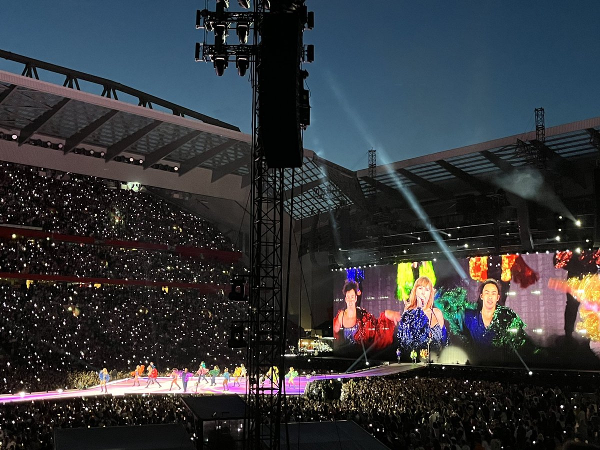 miss_lievesley's tweet photo. NUSA’s in its Swiftie Era! Can’t wait to talk about how incredible @taylorswift13 was with everyone at #AmazingNUSA #LiverpoolTSTheErasTour https://t.co/eryi3XEeKV