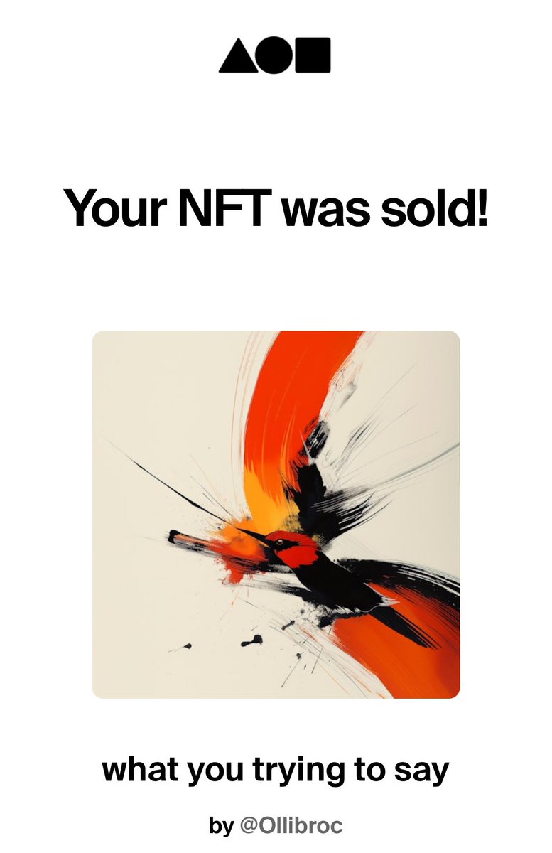 paul (@ollibrocnft) on Twitter photo and SOLD !!
A massive thank you to the amazing <a href="/handsdall/">Handsdall23 🇫🇷</a> for collecting this one, means a lot and SOLD !!
A massive thank you to the amazing <a href="/handsdall/">Handsdall23 🇫🇷</a> for collecting this one, means a lot