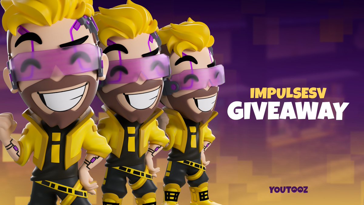 impulseSV's tweet image. 🔥 YOUTOOZ GIVEAWAY! 🔥We're giving away 3 of my new Youtooz figures. Just retweet this tweet and follow @youtooz to enter. Winners will be announced on drop day (June 18th). Good luck!
