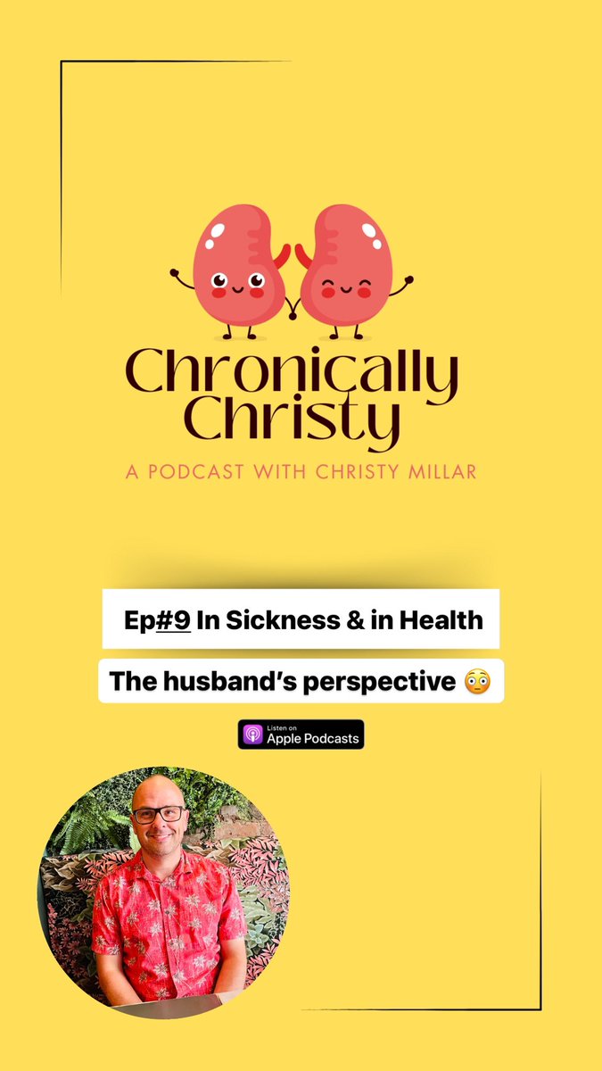 ChristyMillarUK's tweet image. Podcast out Thursday with the husband as my guest. Hear how he copes being my carer, how he spends his free time and why he doesn’t see my illness as a burden… #chronicallychristy #pleaseshare