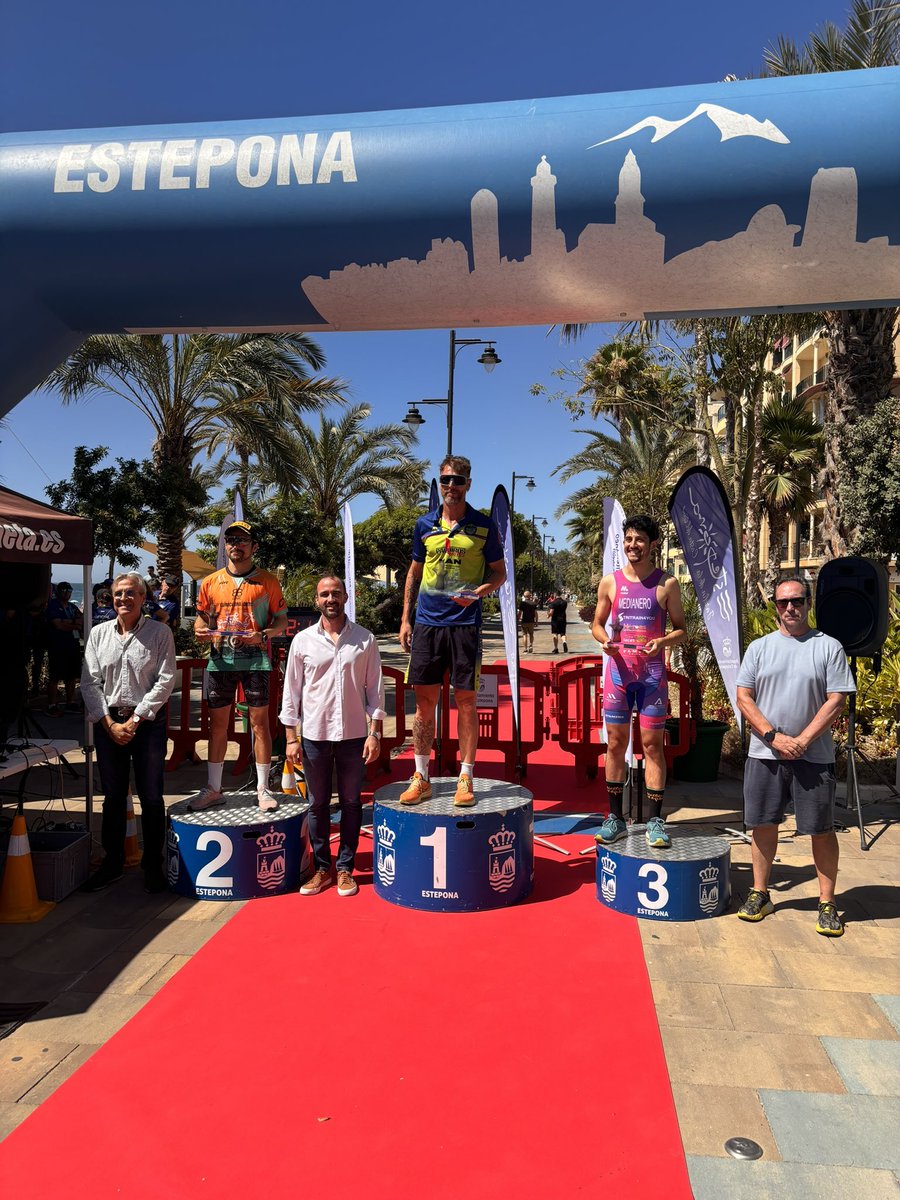 ☀️ Hoy participamos en el 26º Triatlón Villa de Estepona: 

🥉 Juan A Alarcón - GEN
🥇 Sole Zurita - SNF
🥇 Luis Martínez - SNM
🥇 Equipos Masculino 
🥈 Equipos Femenino 
🥈 Max McKenna - JVM
🥈 Nicole Amelung - V3F
🥉 Ángeles Torres - V3F

🔵🟢 #MijasTri