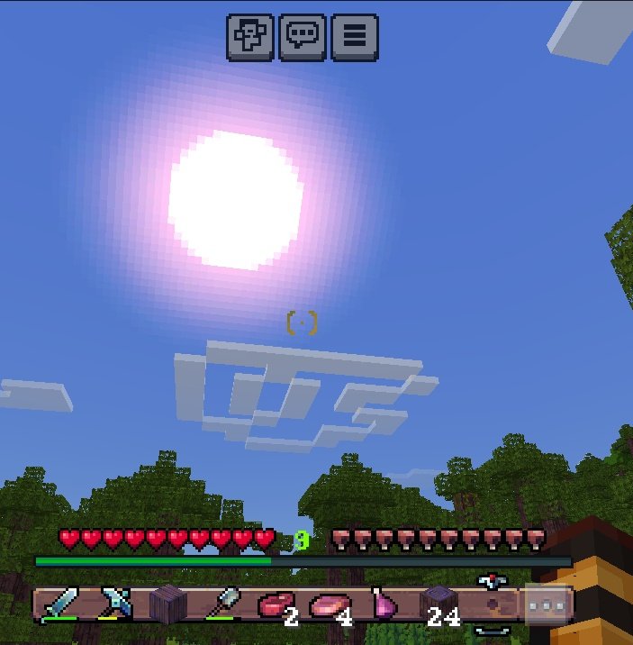 koi_sprout's tweet photo. why is this cloud shaped like amongus, i literally just started a new world (1.21*)

#minecraft #amongus https://t.co/Ug317mXI57