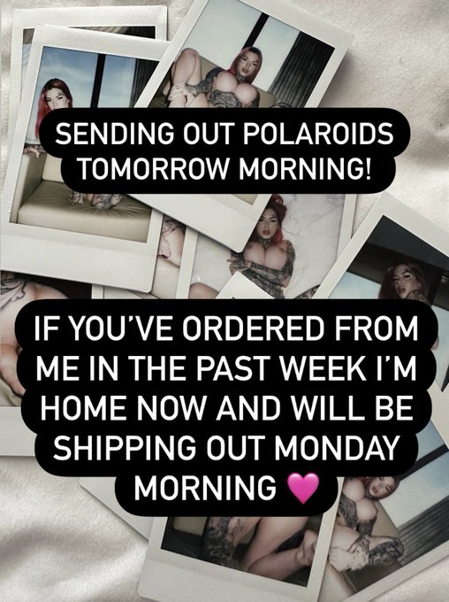 Thanks everyone who has ordered. You should receive your order this week 🩷 tracking info will be sent