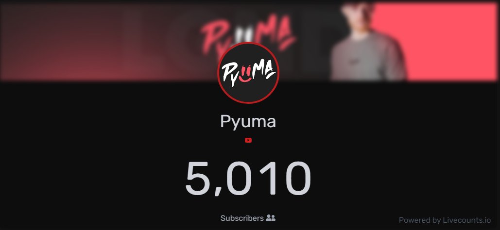 PyumaTv's tweet image. JUST HIT 5K SUBS AND 250K VIEWS (Long form) @ghostsoftabor Think yall could slide me the creator role 😉