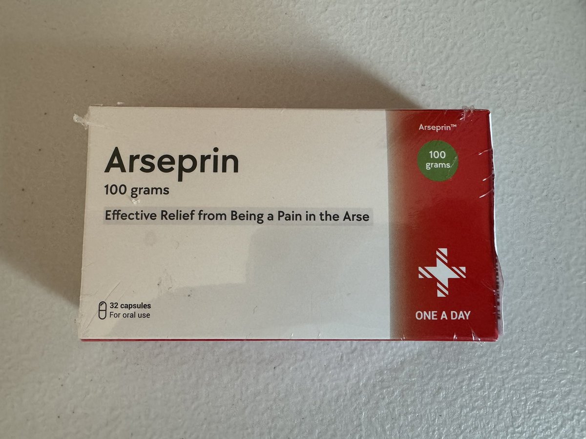 Father’s Day gift from wife. Efficacy TBC (dubious).