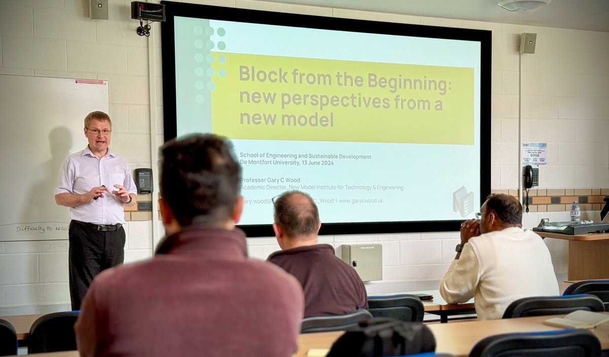 Gary C Wood (@gc_wood) on Twitter photo A real pleasure this week to share learning from <a href="/nmite_ac/">New Model Institute for Technology and Engineering</a> 's experience of block learning & teaching with colleagues in <a href="/dmuleicester/">dmuleicester</a>'s School of Engineering & Sust. Dev. It was great to help DMU colleagues think about their own transition to this powerful mode of delivery. A real pleasure this week to share learning from <a href="/nmite_ac/">New Model Institute for Technology and Engineering</a> 's experience of block learning & teaching with colleagues in <a href="/dmuleicester/">dmuleicester</a>'s School of Engineering & Sust. Dev. It was great to help DMU colleagues think about their own transition to this powerful mode of delivery.