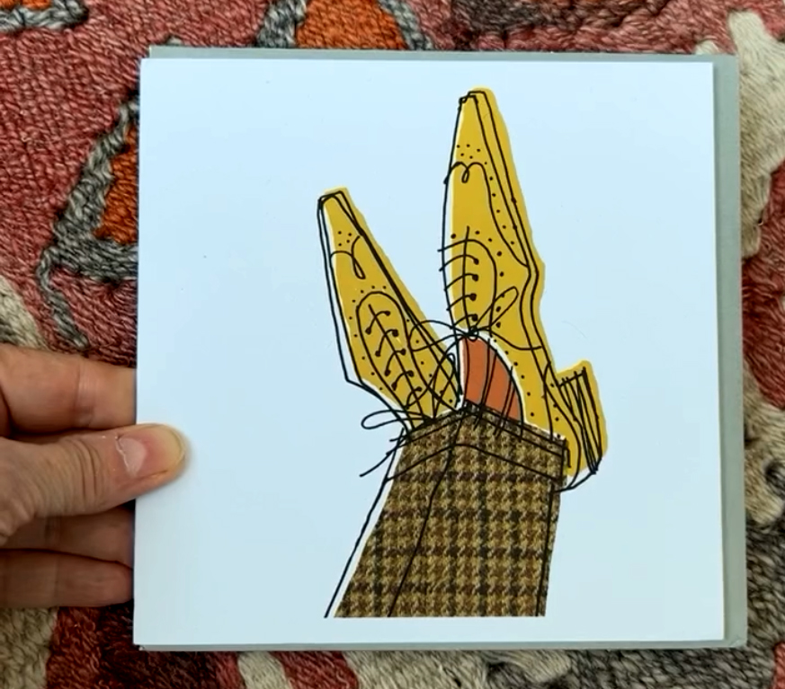 Happy Father's Day. My Oxfords illustration was licensed to UK based Urban Graphic for a Father's Day card for a styley dad. #artlicensing #licensingartist #illustration instagram.com/alanna_cavanag…