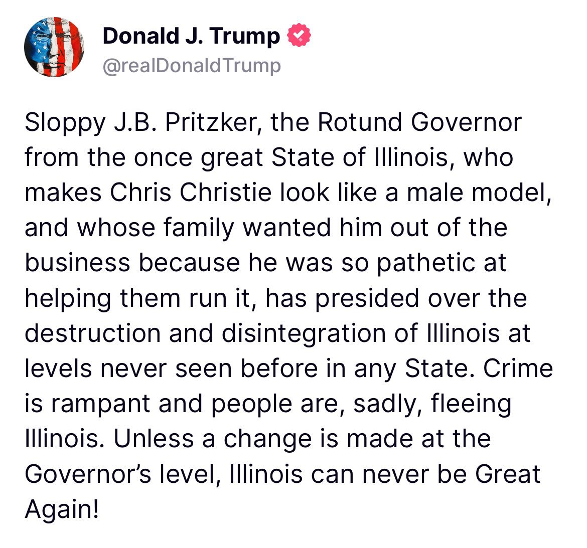DefenderZionist's tweet image. Being the wealthiest politician in America, it comes as no shock that J.B. Pritzker aligns himself with the Democratic party.